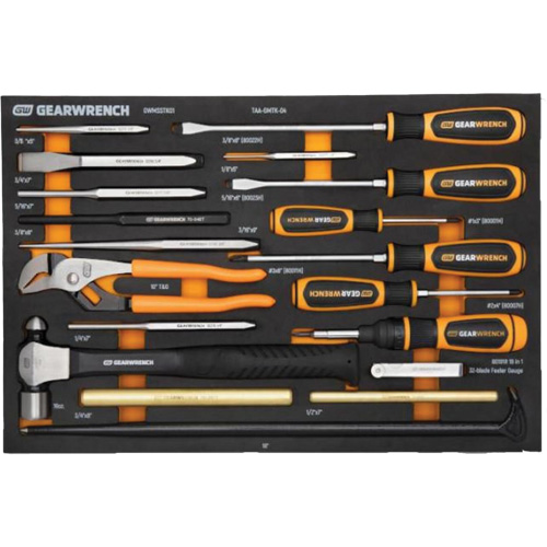 Striking Tools & Screwdriver Set in Foam Storage Tray Nassau Supply