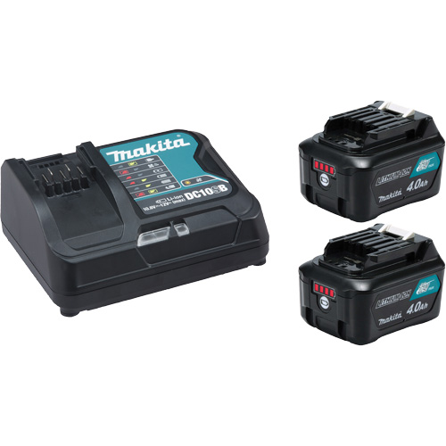 CXT Rapid Charger Starter Kit with (2) 4 Ah Batteries, 12 V, Lithium-Ion Nassau Supply
