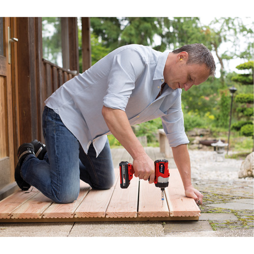 Cl&eacute; &agrave; chocs sans fil (outil seulement), 1/4", 1240 lb-po Couple max., 18 V, Lithium-ion Nassau Supply