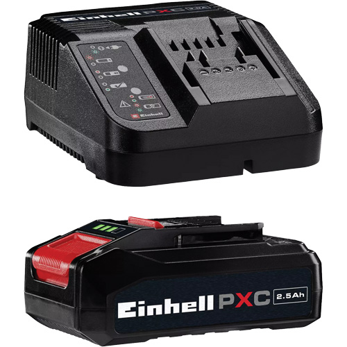 PXC Battery & Charger Starter Kit, Lithium-Ion, 18 V, 2.5 Ah Nassau Supply