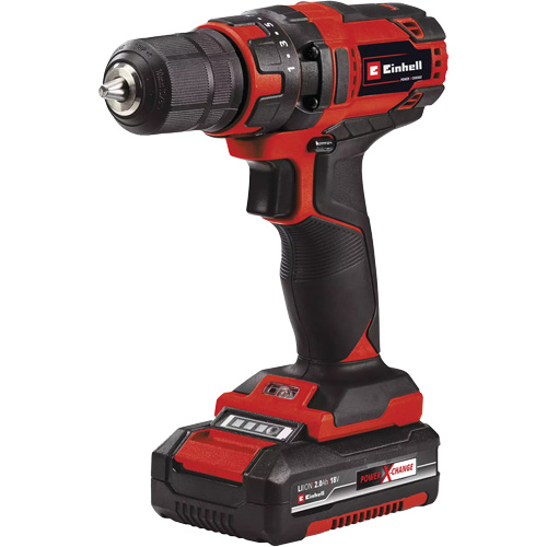 Ensemble perceuse sans fil, Lithium-ion, 18 V, Mandrin 3/8", Couple 310  lb-po Nassau Supply