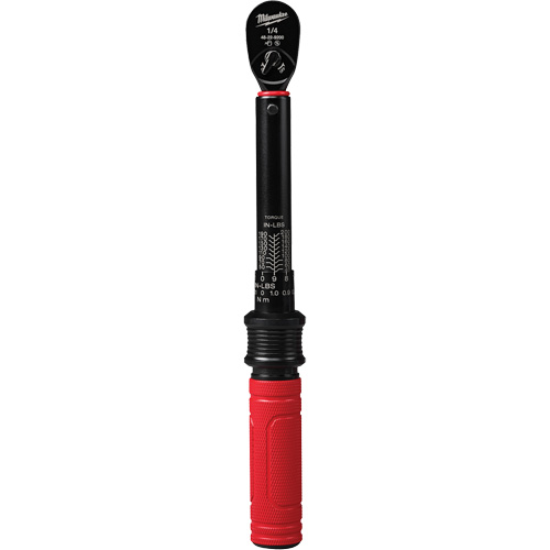 Cl&eacute; dynamom&eacute;trique, &agrave; cliquer, Entraînement 1/4" carr&eacute;, 4,5 - 22,6 Nm/40 - 200 lb-po Nassau Supply