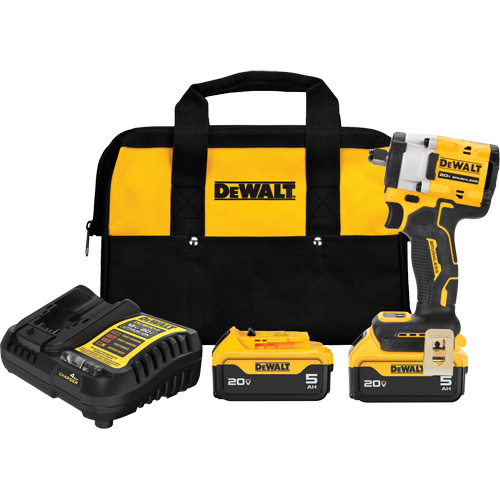 ATOMIC MAX* Cordless Impact Wrench With Hog Ring Anvil Kit, 20 V, 1/2" Socket Nassau Supply