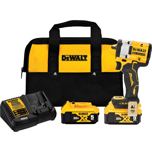 ATOMIC MAX* Cordless Impact Wrench With Hog Ring Anvil Kit, 20 V, 3/8" Socket Nassau Supply