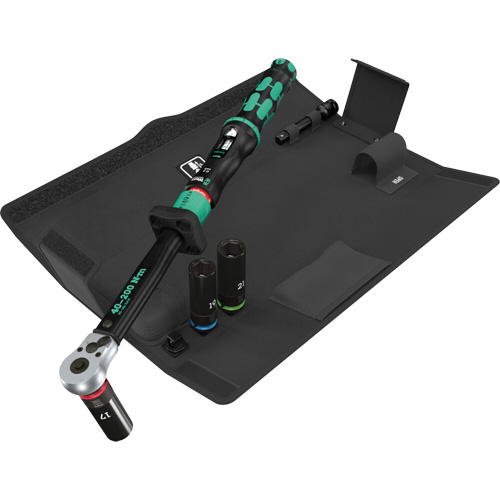 Ensemble cl&eacute; dynamom&eacute;trique Click-Torque Lock C 3 jeu 1 pour changement de roue, 6 Mcx, Prise de 1/2", Profond Nassau Supply