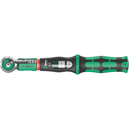 Cl&eacute; dynamom&eacute;trique Safe-Torque A 1, &agrave; cliquer, Entraînement 1/4" carr&eacute;, 2 - 9 lb-pi Nassau Supply