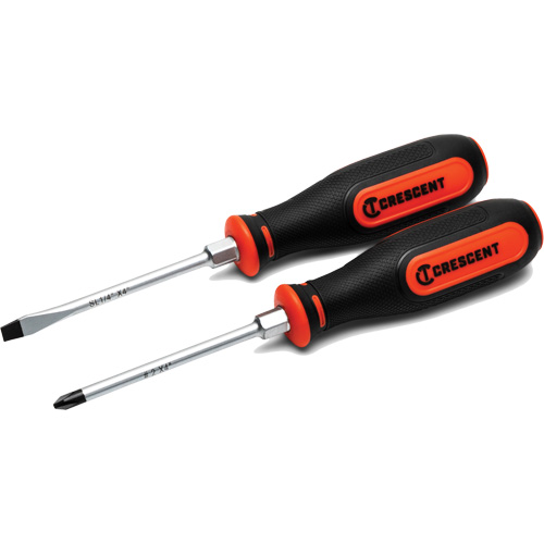 Dual Material Screwdriver Set, 2 Pcs. Nassau Supply