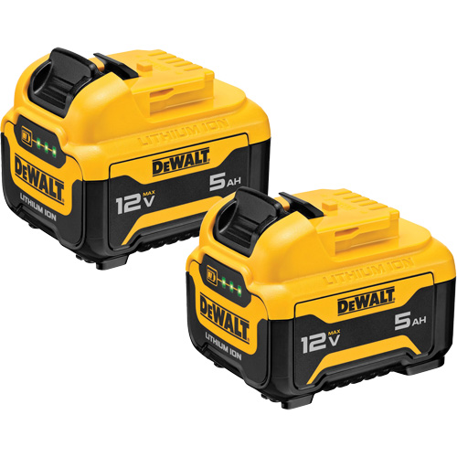 Max* Battery Packs, Lithium-Ion, 12 V, 5 Ah Nassau Supply