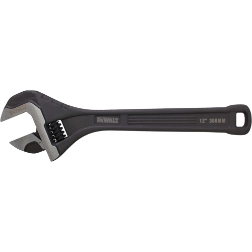 Cl&eacute; &agrave; molette enti&egrave;rement en acier, 12" lo, Noir/Ordinaire Nassau Supply
