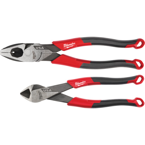 Comfort Grip Cutting Pliers Set, 2 Pieces Nassau Supply
