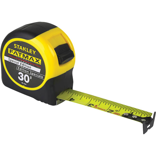 Ruban &agrave; mesurer FATMAX Special Edition, 1-1/4" x 30', Marques de goujon Imp&eacute;rial Nassau Supply