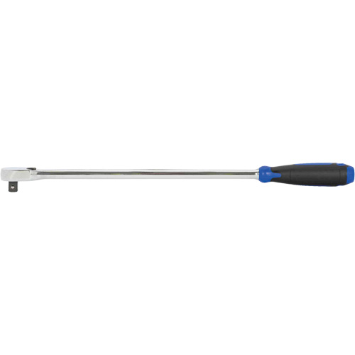 120-Tooth Extra-Long Sealed Head Ratchet JSHR-12L, 1/2" Drive, Cushion Grip Handle Nassau Supply