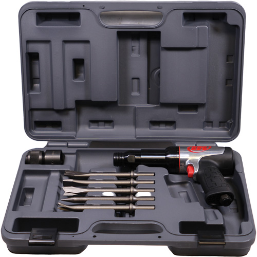 Marteau pneumatique robuste avec burins, 21,8 pi³/min, 1/4" NPT, 2600 coups/min, 3/4" x 3-3/4" (19,05 mm x 95,25 mm) Nassau Supply