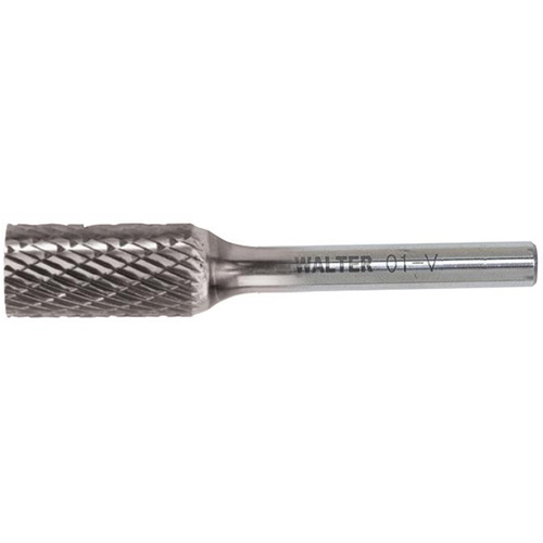 Fraise cylindrique en carbure &agrave; double coupe, 1/4" dia., 1/4" Tige, 5/8" Prof. de la coupe Nassau Supply
