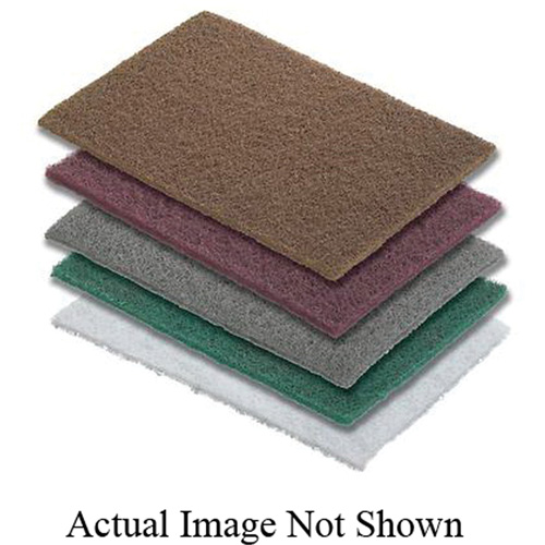 BLENDEX Hand Pads, Aluminum Oxide, 6" x 9", Medium Grit Nassau Supply