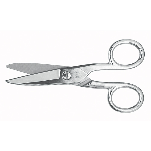 Electrician's Scissors, 5-1/4", Rings Handle Nassau Supply