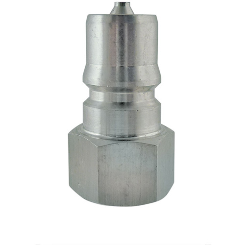 Hydraulic Quick Coupler - Plug, Stainless Steel, 1/4" Dia. Nassau Supply