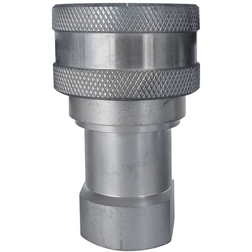 Hydraulic Quick Coupler - Stainless Steel Manual Coupler, Brass/Stainless Steel Nassau Supply