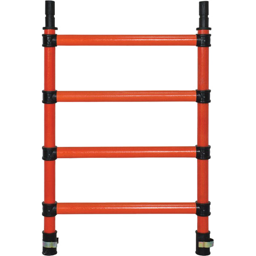 Fibreglass Scaffolding Components, End Frame, 27" W x 39" H Nassau Supply