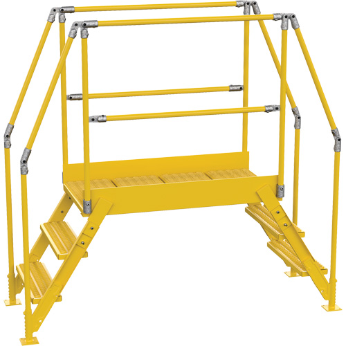 Crossover Ladder, 90-1/2" Overall Span, 30" H x 60" D, 24" Step Width Nassau Supply