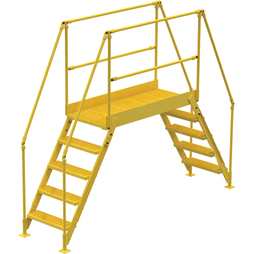 &eacute;chelles de liaison, 115-1/2" Port&eacute;e hors tout, 50" ha x 60" p, 24" Largeur de la marche Nassau Supply