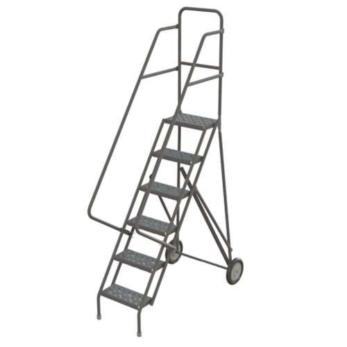 &eacute;chelles roulantes, 6 marches, Stri&eacute;, Hauteur 66" Nassau Supply