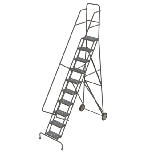 &eacute;chelles roulantes, 10 marches, Stri&eacute;, Hauteur 106" Nassau Supply