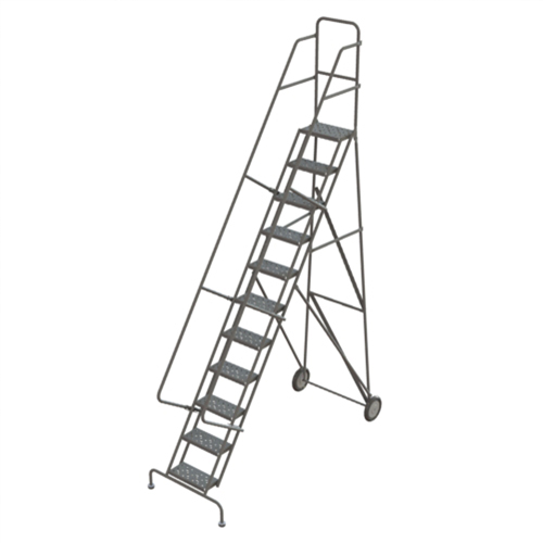 &eacute;chelles roulantes, 11 marches, Stri&eacute;, Hauteur 116" Nassau Supply