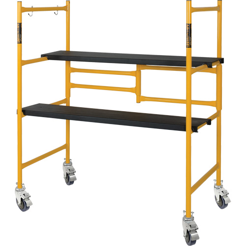 Jobsite Series 4' Basic Mini Scaffold Kit, Steel Frame, 41" D x 45-3/4" H Nassau Supply