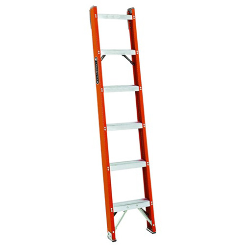 FH1000 Series Industrial Heavy-Duty Shelf Ladders, 6', Fibreglass, 300 lbs., CSA Grade 1A Nassau Supply