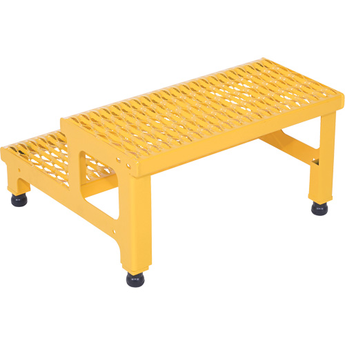 Plate-forme ajustable Step-Mate, 2 marche(s), 23-13/16" la x 22-7/8" lo x 15-1/4" h, Capacit&eacute; 500 lb Nassau Supply