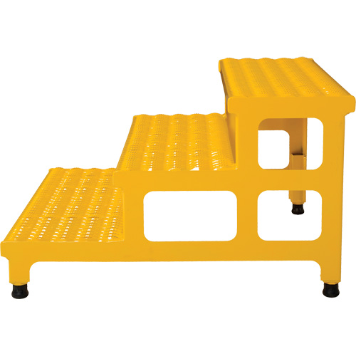 Adjustable Step-Mate Stand, 3 Step(s), 36-3/16" W x 33-7/8" L x 22-1/4" H, 500 lbs. Capacity Nassau Supply