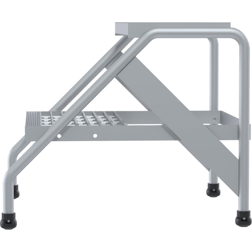 Escabeau en aluminium, 2 marche(s), 22-13/16" la x 24-9/16" lo x 20" h, Capacit&eacute; 500 lb Nassau Supply
