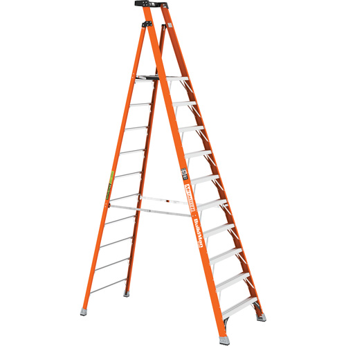 Safespace Platform Step Ladder, 10', 300 lbs. Cap. Nassau Supply