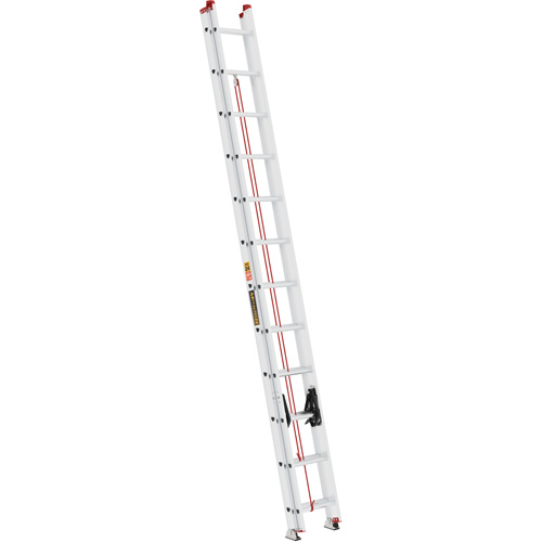 Jobsite Series Extension Ladder, 200 lbs. Cap., 24' H, Grade 3 Nassau Supply