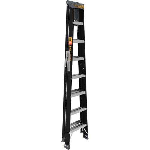 Step Ladder with Paint Tray, 8', Fibreglass, 250 lbs. Capacity, Type 1 Nassau Supply