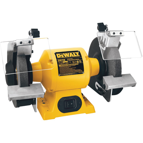 Heavy-Duty Bench Grinder, 8" Wheel Diameter, 3/4 HP, 3600 RPM Nassau Supply