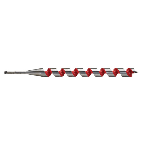 Longue m&egrave;che h&eacute;licoidale pour perceuse, Diam&egrave;tre de 1-1/4", Cannelure 15", Tige 7/16" hexagonal Nassau Supply