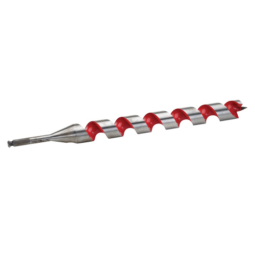 Longue m&egrave;che h&eacute;licoidale pour perceuse, Diam&egrave;tre de 1-1/2", Cannelure 15", Tige 7/16" hexagonal Nassau Supply