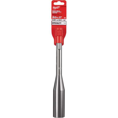 Marteau pour tige de mise &agrave; la terre SDS-Max, Embout 3/4"/5/8", Prise 3/4", Longueur 10" Nassau Supply