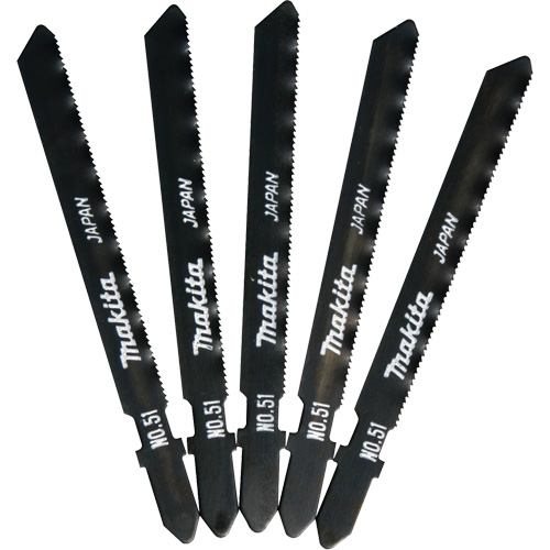 Lame de scie sauteuse, Acier rapide, Tige en T, 3-1/2" lo, 24 dents par pouce Nassau Supply