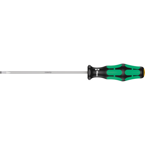 Slotted Screwdriver, 3.5 mm Tip, Round, 8-1/8" L, Plastic Handle Nassau Supply