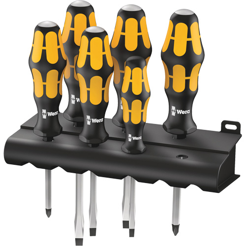 Series 900 Screwdriver set Chiseldriver & Rack, 6 Pcs. Nassau Supply