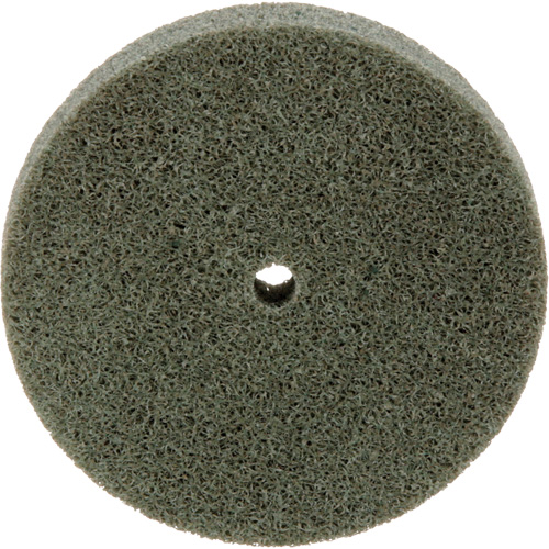 Meule homog&egrave;ne &agrave; faible densit&eacute; de s&eacute;rie 500 Standard Abrasives, 3" x 1/2", Arbre de 1/4", Grain de Moyen, Oxyde d'aluminium Nassau Supply