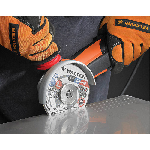 Zip One Cut-Off Wheel, 5" x 1/32", 7/8" Arbor, Type 1, Zirconia Alumina, 12200 RPM Nassau Supply