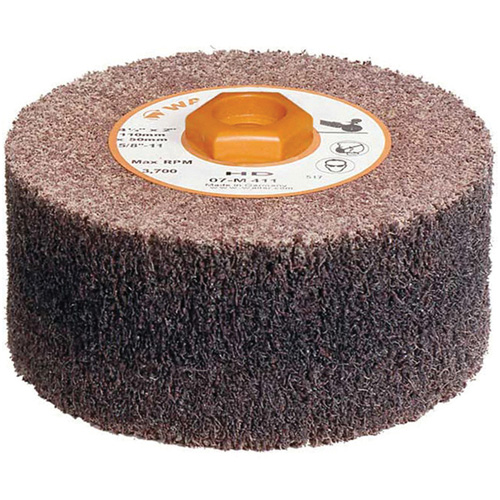 Blendex High Density Drum, 4-1/2" Dia. x 2" W, 5/8"-11 Arbor, HD Grit Nassau Supply