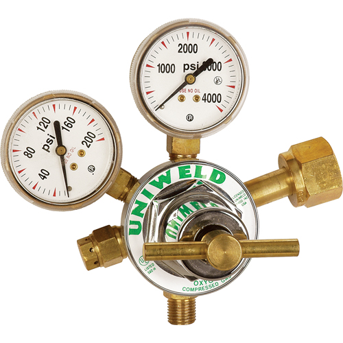 D&eacute;tendeur &agrave; simple d&eacute;tente de gamme moyenne, Oxyg&egrave;ne, Entr&eacute;e CGA540 Nassau Supply