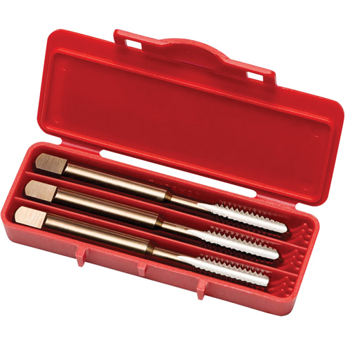 Jeu de tarauds &agrave; main pour usage g&eacute;n&eacute;ral, Acier rapide, Filet 1/2"-13 Nassau Supply