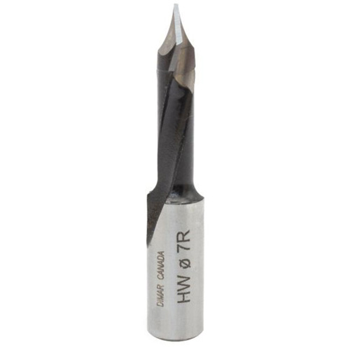 Forets pour trou de passage &agrave; pointes au carbure, Diam&egrave;tre de 7 mm Nassau Supply