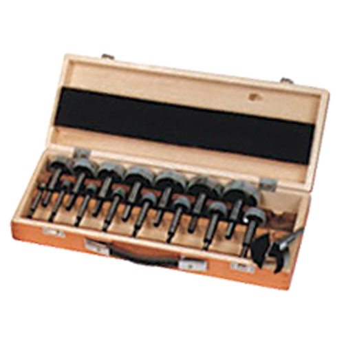 Woodpecker Forstner Bit Kits in a Wooden Box, 16 Pieces, High Carbon Steel Nassau Supply